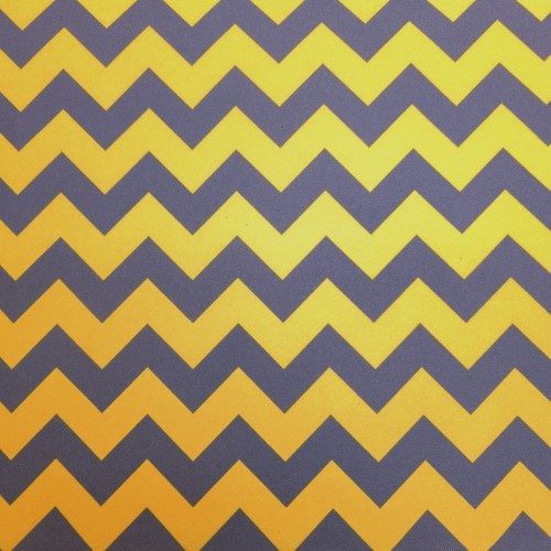 Yellow grey chevron outdoor - yellow,
