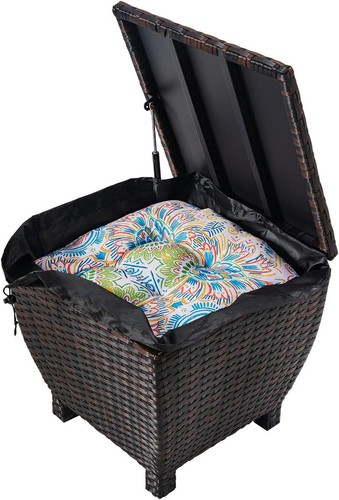 13gal wicker deck storage - deck,